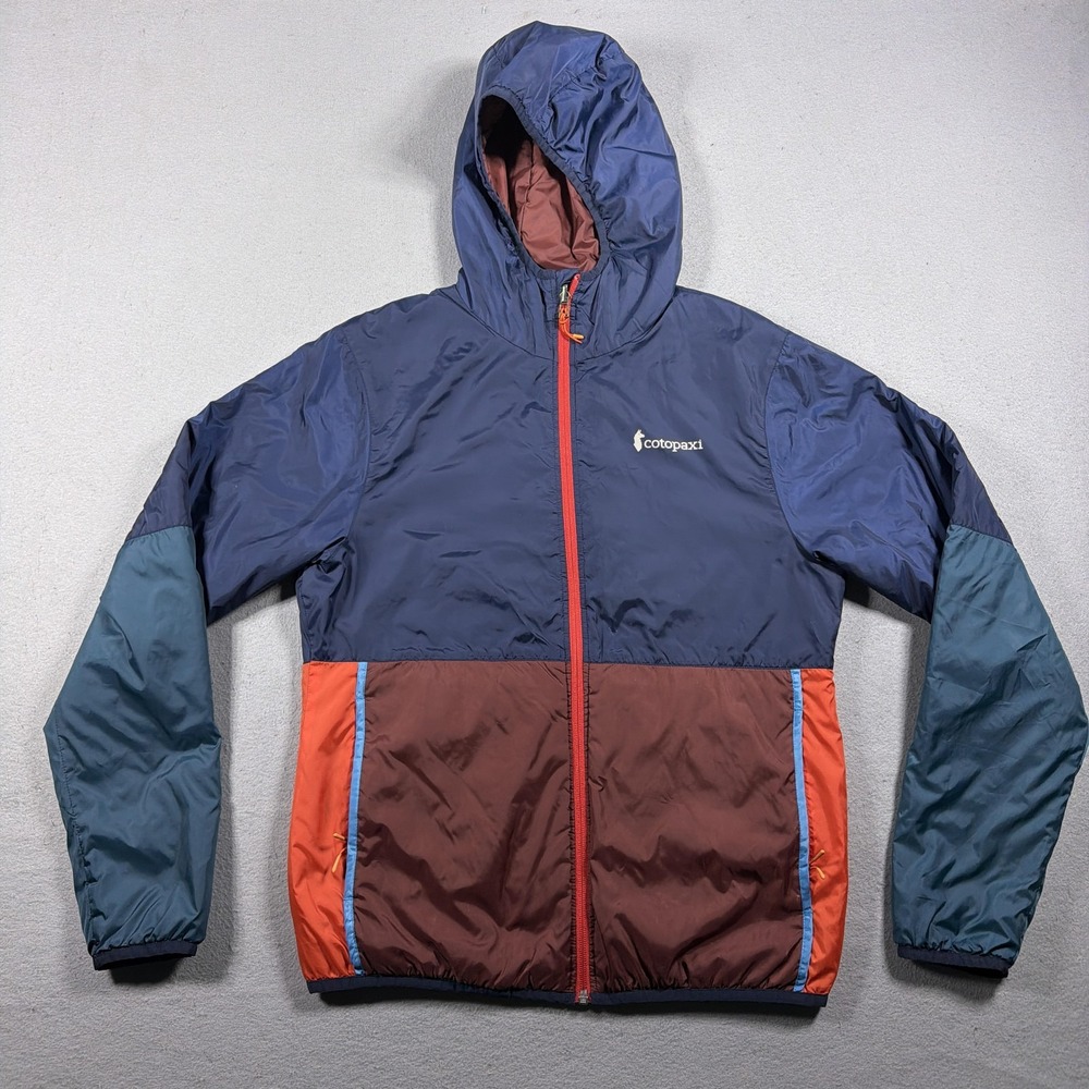 Cotopaxi Jacket Mens Small Multicolor Hooded Reversible Insulated Full Zip